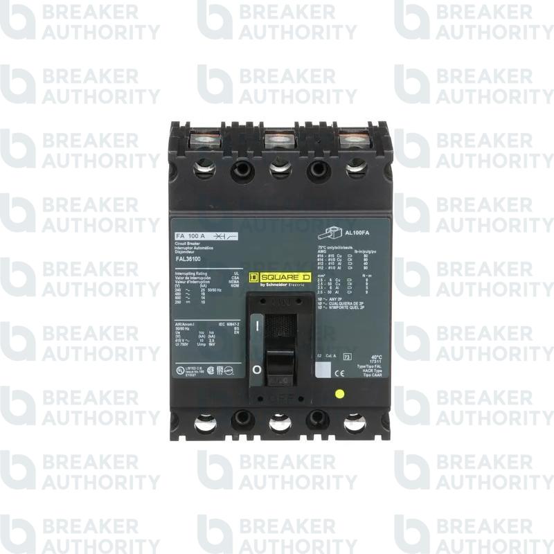 Fal34100 Square D Circuit Breaker Molded Case Breaker Authority